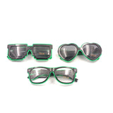 Luminous Glasses for Party Glow at Night Concert Cold Light Disco EDC - 3/Pack
