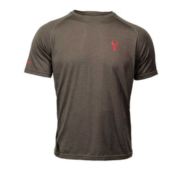 Badlands Men's Mutton Short Sleeve Shirt Merino Wool Base Layer All Season