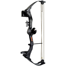 Bear Archery Brave Bow Set Black Compound Youth Target Practice Package