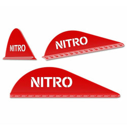 Pine Ridge Archery Nitro Vane 2.0 36/Pack - Red/Purple/Neon Yellow/Blue