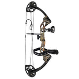 SAS Hero Junior Kid Youth Compound Bow Package 10-25 LBS Camo - Open Box