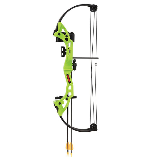 Bear Archery Brave Right Hand Youth Bow Set Green Color package - Used