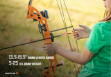 Bear Archery Brave Right Hand Youth Bow Set Green Color package - Used