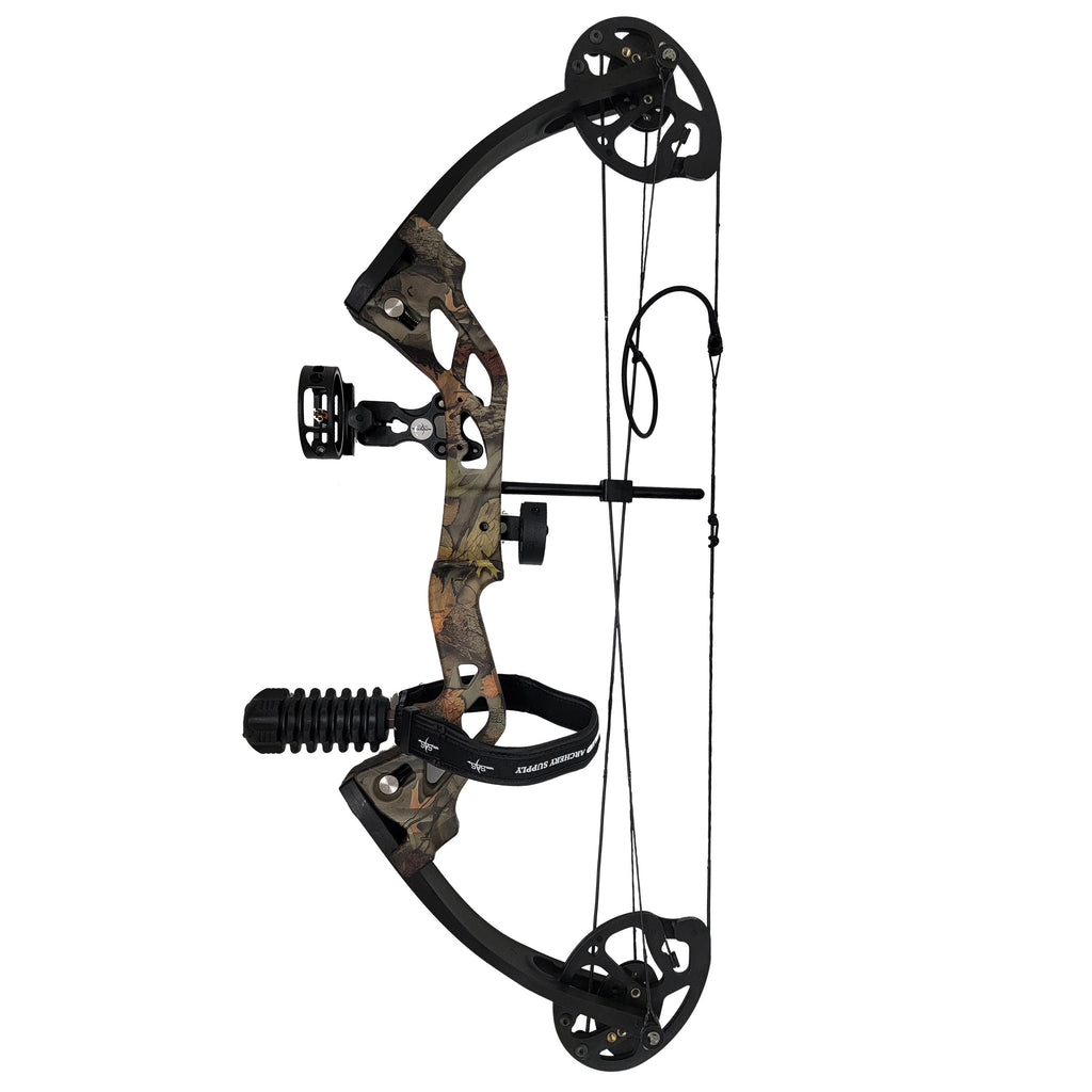 SAS Hero Junior Kid Youth Compound Bow Package 10-25 LBS Camo - Used ...
