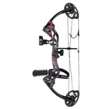SAS Hero Junior Kid Youth Compound Bow Package 10-25 LBS Muddy Girl - Used