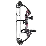 SAS Hero Junior Kid Youth Compound Bow Package 10-25 LBS Muddy Girl - Used