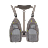 Allen Ultra-Light Gallatin Strap Fly Fishing Vest 14 Pockets Gray Open Box