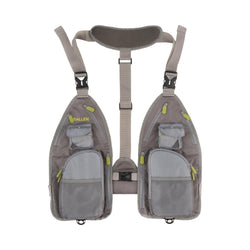 Allen Ultra-Light Gallatin Strap Fly Fishing Vest 14 Pockets Gray Open Box