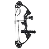 SAS Hero Junior Kid Youth Compound Bow Package 10-25 LBS Black LH - Used