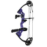 SAS Hero Junior Kid Youth Compound Bow Package 10-25 LBS Purple RH - Used