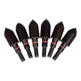 Titan 11/32" Archery Stay-Tight Steel Bullet Points, 125-Grains 6/Pack- Black