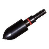 Titan 11/32" Archery Stay-Tight Steel Bullet Points, 125-Grains 6/Pack- Black