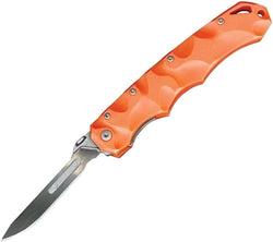 Havalon Black Stag Folding Knife Blaze Orange - 2.75