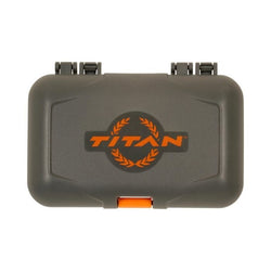 Allen Company Titan Broadhead Box & Caddy Holds 6 Broadheads - Gray/Orange