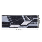 Allen Company Krome™ Rifle & Shotgun Cleaning Mat 46" L x 16" W - Black/Gray