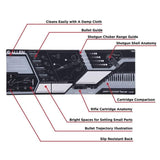 Allen Company Krome™ Rifle & Shotgun Cleaning Mat 46" L x 16" W - Black/Gray