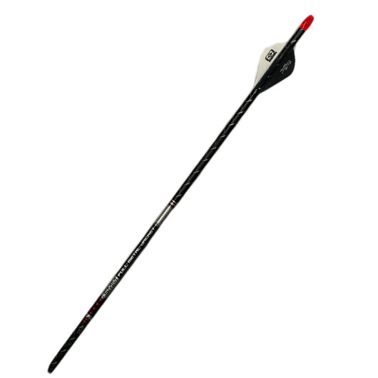 Easton 5MM FMJ 250 Arrow w/2'' Blazer Vanes & 25gr Aluminum Half-Outs - 6/Pack