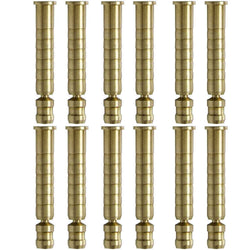 Easton Archery 6.5MM Brass Inserts 50-75gr - 12/Pack