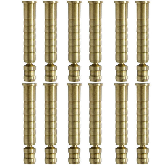 Easton Archery 6.5MM Brass Inserts 50-75gr - 12/Pack