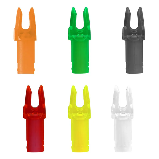 Microlitte Pack Easton 6.5mm Microlite Nock White/Red/Orange/Smoke - 12/Pack ...