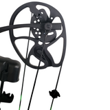 SAS Feud X 30-70 Lbs 19-31" Compound Bow Pro Package Black - Open Box