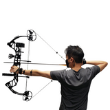 SAS Feud X 30-70 Lbs 19-31" Compound Bow Pro Package Black - Open Box
