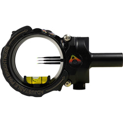 AccuStat II Scope - 41mm - Micro Adjust 3 Pins - .019 Fiber - Black Scope