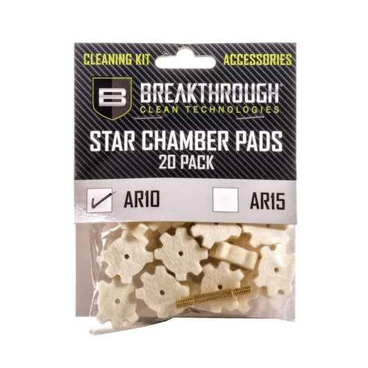 Breakthrough Clean Technologies AR-10 Chamber Star Pads 8-32 Threads Adapter