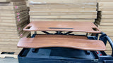 38in Standing Desk Converter Desk Riser for Dual Monitors w/ Keyboard Tray- Used