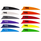 Bohning X3 Vanes 3" 100/Pack Arrow Fletching for Standard Shaft Sizes upto .246