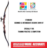 Sanlida Noble Standard Target Archery Beginner Recurve Bow Package 20Lbs - RH