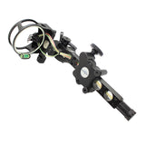5 Pins 019" Bow Sight with Micro Adjust Detachable Bracket and LED Sight Light