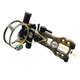5 Pins .019" Bow Sight with Micro Adjustment and LED Sight Light