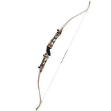 SAS Explorer Camo Metal Riser Takedown Recurve Bow with White Limbs