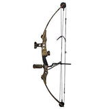 SAS Siege 55 lb 29'' Compound Bow w/ 5-Spot Paper Target - Open Box