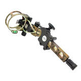 5 Pins 019" Bow Sight with Micro Adjust Detachable Bracket and LED Sight Light