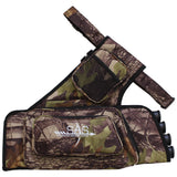 SAS 4 Tube Archery Arrow Target Quiver with Accessory Pockets and Waist Strap
