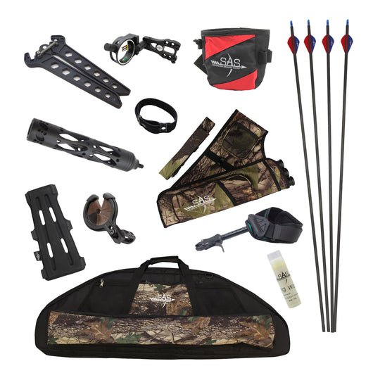Southland Archery Supply (SAS) Compound Bow Sleeve Cover – Water Resistant, Fits Bows Up To 36", Quiver Slot