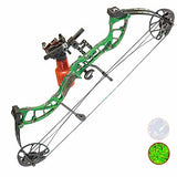 PSE D3 Bowfishing Compound Bow Cajun Package US Made - Blue DK'D/Green DK'D