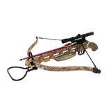 150 lbs Short Stock Pistol Real Wooden Hunting Crossbow 2 Arrows - Open Box