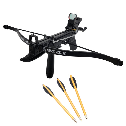 SAS Prophecy 80 Pound Self-cocking Pistol Crossbow with Red Dot Scope –  Southlandarchery