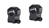 Hawke Tactical Ring Mounts Weaver Medium/High/Extra High w/ Nut 2PC - Black