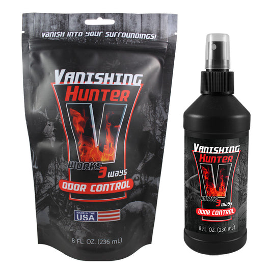 Buck Fever Vanishing Hunter Odor Control Spray 8 oz. or 32 oz. - Made in the USA