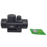 SAS 1x30mm Red/Green Crossbow Scope Sight w/ Switchable 3/8" and 7/8" Mount Rail