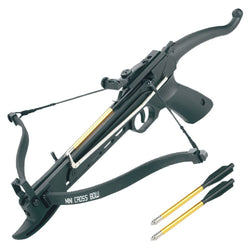 SAS Wrath 80 Pound Self-cocking Pistol Crossbow with 27 Bolts and Extra String