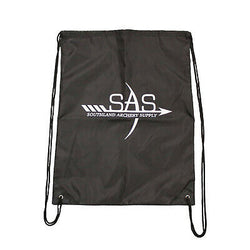 SAS Nylon Black Bag Drawstring Backpack