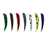 SAS 4" Parabolic RW Feathers Star Color Archery Arrow Fletching - 1DZ Made In US