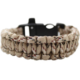 Survival Paracord Bracelet 550lbs With Whistle