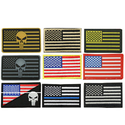 SAS USA American United States Flag Embroidered Patch 3