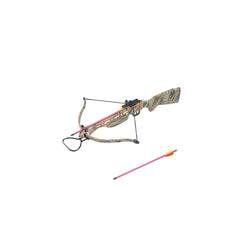 150 lbs Hunting Crossbow Real Wooden Stock Camo Green - Open Box